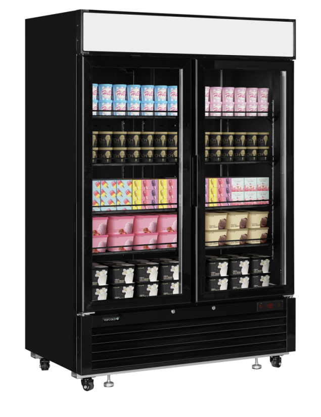 Prosklená mrazicí skříň Tefcold LGF5000B