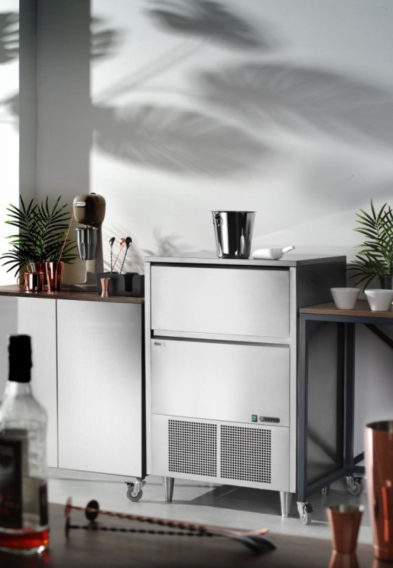 Stroj na výrobu kostek ledu, Arktic, 230V/900W, 600x730x(H)1136mm