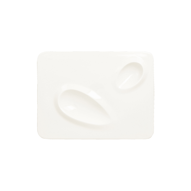 RAK Porcelain RAK Talíř obdélný, 2 zóny 32 × 24 cm | RAK-CRRP2IN2 RAK Porcelain RAK Talíř obdélný, 2 zóny 32 × 24 cm | RAK-CRRP2IN2