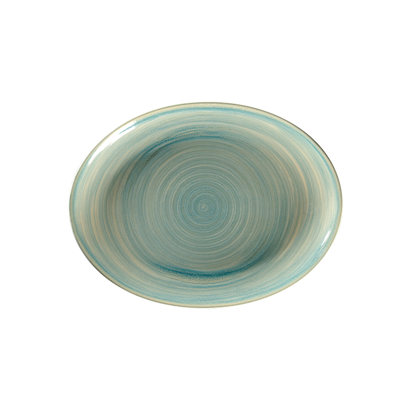 RAK Porcelain RAK Spot talíř oválný 36 cm – safírový | RAK-SSRNNOP36