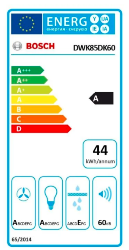 Komínová digestoř Bosch DWK85DK60