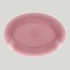 RAK Porcelain RAK Vintage talíř oválný 36 × 27 cm – růžová | RAK-VNNNOP36PK