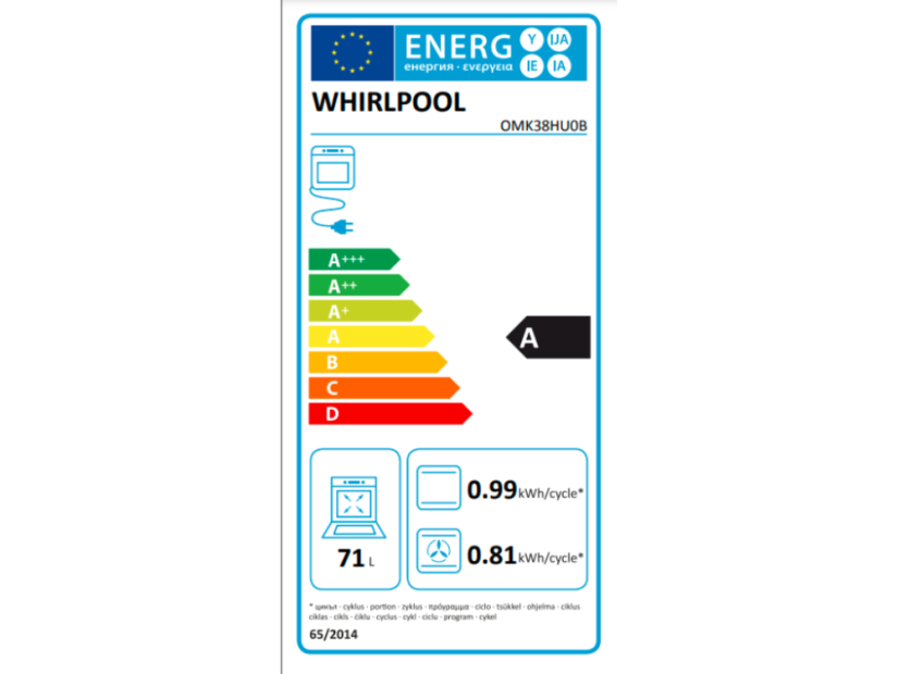 Vestavná trouba Whirlpool OMK38HU0B