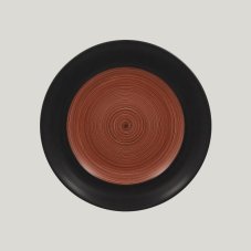 RAK Porcelain RAK Trinidad talíř mělký pr. 24 cm, hnědý | RAK-TRCLFP24BW