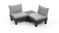 Zahradní nábytek Keter Elements balkónový modulární set grafitový