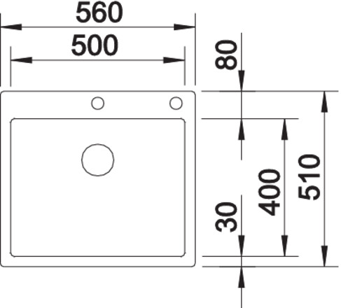 Blanco CLARON 500-IF/A InFino Nerez hedvábný lesk s PushControl