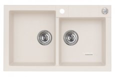 Alveus ROCK 90 G- 11 bílá (780x480mm)+ pop- up sifon