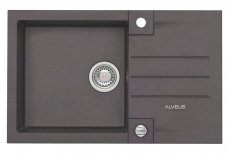 Alveus ROCK 130 /03  CHOCOLATE (780x480mm)+ pop- up sifon F