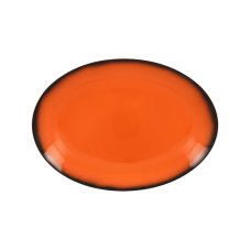 RAK Porcelain RAK Talíř oválný 26 x 19 cm, oranžová | RAK-LENNOP26OR