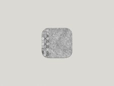 RAK Porcelain RAK Splendour talíř čtvercový 15 × 15 cm – šedá | RAK-SRAUSP15