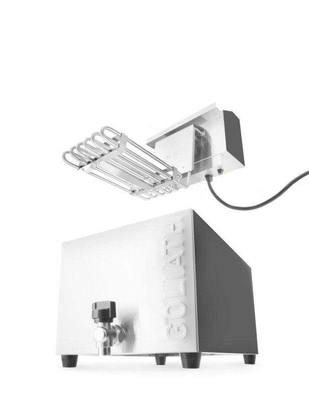 Fritéza XL s vypouštěcím kohoutem HENDI GOLIATH, HENDI, 10L, 400V/10200W, 300x585x(H)392mm