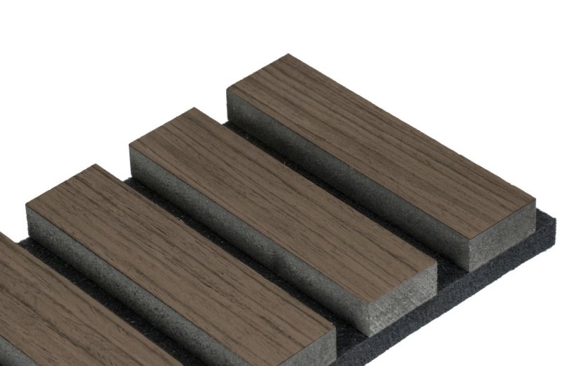 Akustický panel G21 270x60,5x2,1 cm, tmavý ořech
