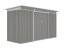 Zahradní domek G21 GRAH 483 - 340 x 142 cm, metalický šedý