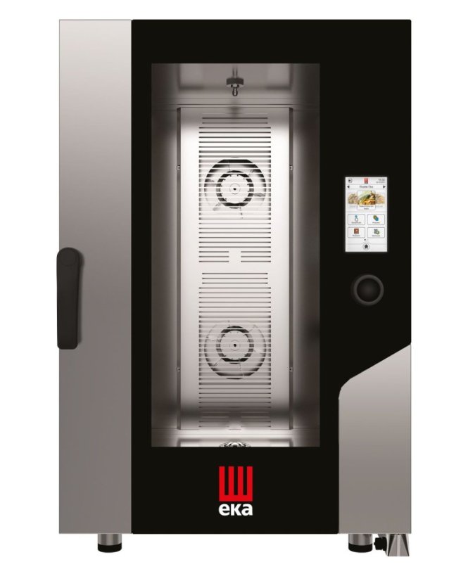 Konvektomat GASTRO 11 x GN 1/1 Electric s kotlem, dotykovou obrazovkou, systémem praní a sondou, Tecnoeka, 400V/19000W, 730x849x(H)1130mm Konvektomat GASTRO 11 x GN 1/1 Electric s kotlem, dotykovou obrazovkou, systémem praní a sondou, Tecnoeka, 400V/19000W, 730x849x(H)1130mm