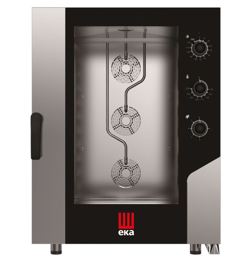 Konvektomat Millennial Smart Bakery, 10 × 600 × 400 mm - elektromechanicky ovládaný, elektrický, Tecnoeka, 400V/15500W, 850x1041x(H)1130mm