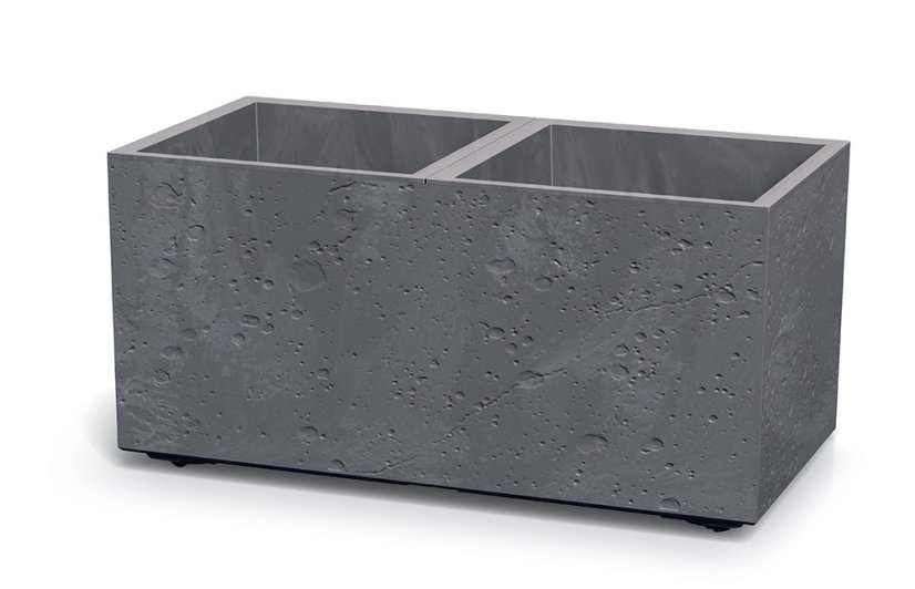 Květináč Prosperplast SIERRA CASE beton effect 77 cm šedý