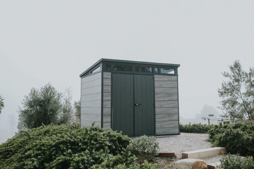 Zahradní domek Keter PENT Signature 9x7 Storm Grey, s podlahou