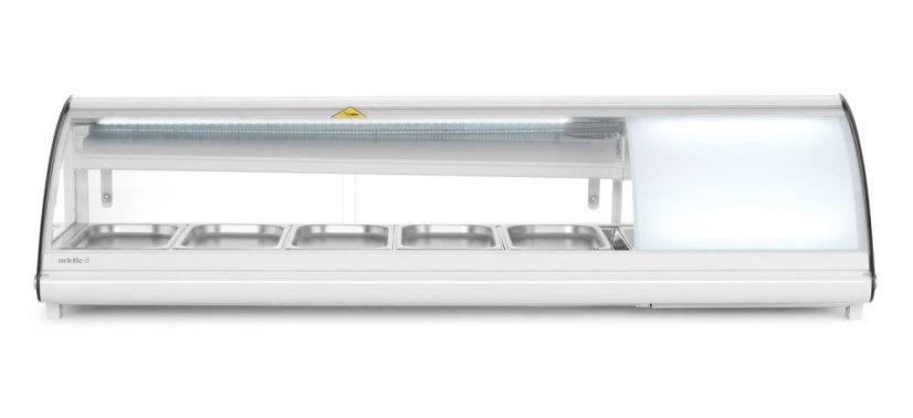 Stojan na sushi 5x GN 1/3, Arktic, 230V/160W, 445x1307x(H)327mm