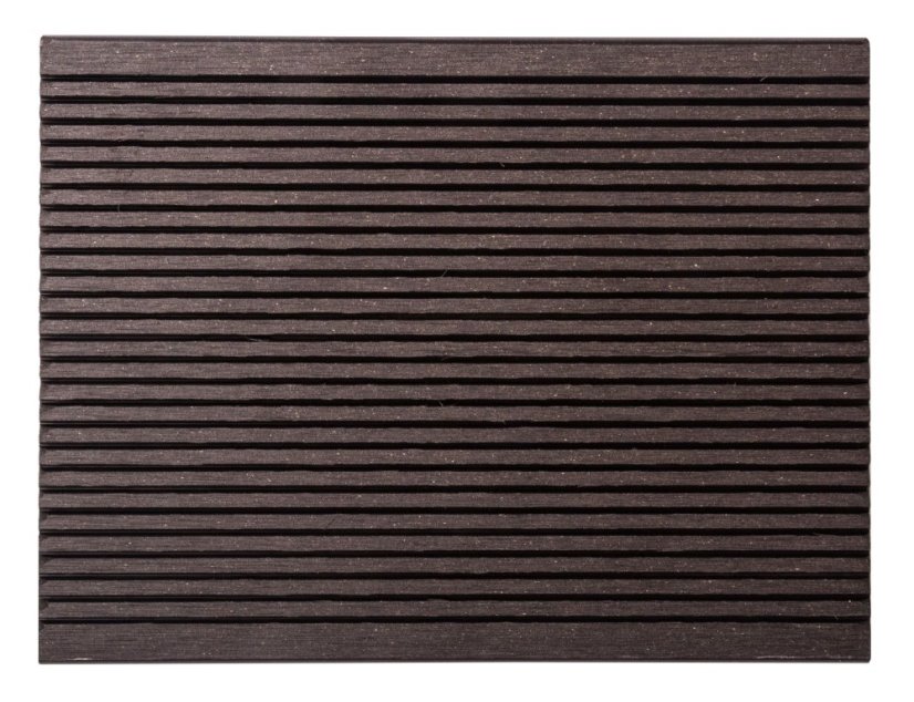 Terasové prkno G21 2,5 x 14,8 x 400 cm, Dark Wood, WPC