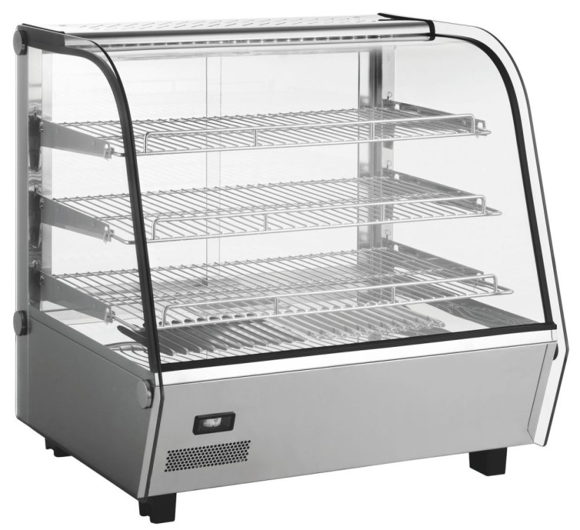 Vyhřívaný pultový displej, HENDI, 120 litrů, 230V/1100W, 685x575x(H)680mm