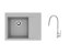 Alveus SET ALVEUS PURE-G 60 A80 LEVÝ + BATERIE MINTAS/81 BRS