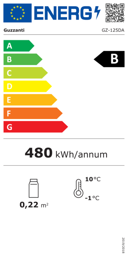 Zrací skříň Guzzanti GZ 125DA