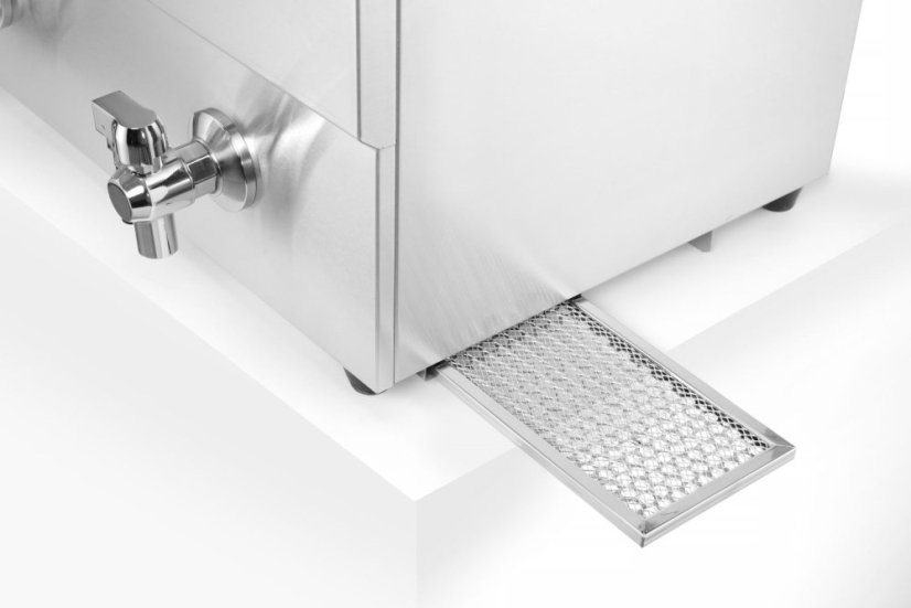 Indukční fritéza s výpustí - 2 x 8 l, HENDI, Profi Line, 16L, 230V/7000W, 577x609x(H)410mm