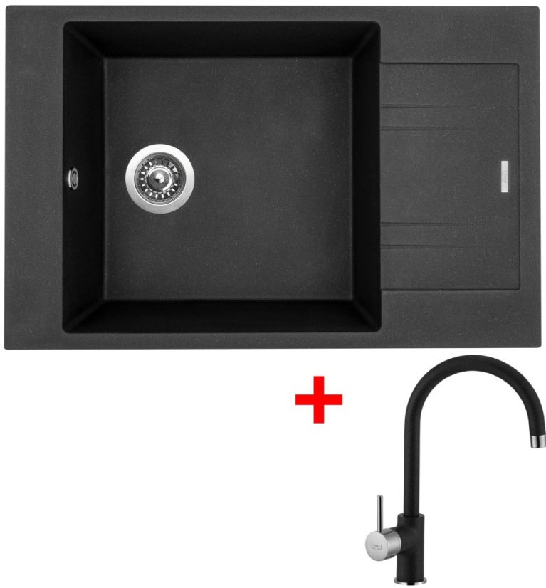 Sinks VARIO 780 Metalblack + Vitalia GR Sinks VARIO 780 Metalblack + Vitalia GR