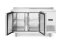 Chladicí pult, dvoudveřový, Arktic, Profi Line, 215L, 230V/250W, 700x1350x(H)839mm