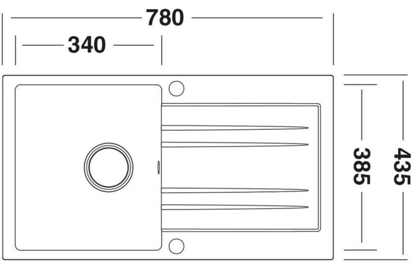 Sinks RAPID 780 XC Granblack