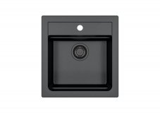 Alveus ATROX 20 černý 91 - BLACK ADDITION + sifon
