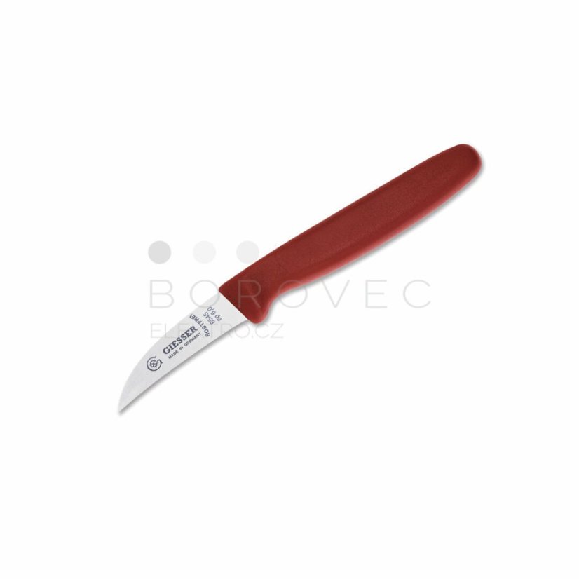 GIESSER loupací nůž G 8545 sp 6 červený GIESSER loupací nůž G 8545 sp 6 červený