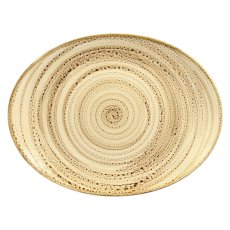 RAK Porcelain RAK Twirl talíř oválný 36 × 27 cm – beach | RAK-TWNNOP36BE
