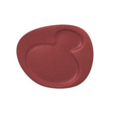 RAK Porcelain RAK Talíř s důlkem 24 × 20 cm, tmavě červená | RAK-NFNBFP24DR
