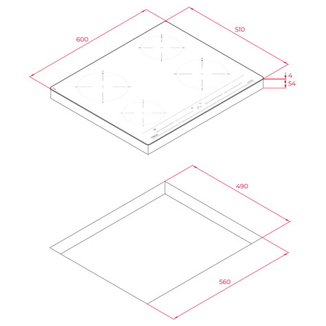 Indukční varná deska Teka IZC 64010 MSS BK