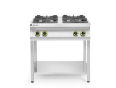 Otevřený stojan se 4 hořáky pro plynový sporák Kitchen Line, HENDI, Kitchen Line, 19kW, 800x700x(H)900mm