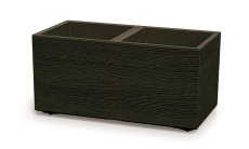 Květináč Prosperplast MADERA CASE eco wood 77 cm kávový
