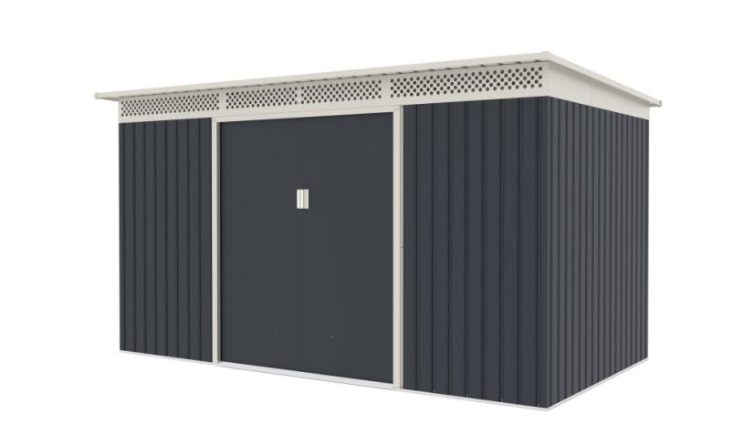 Zahradní domek G21 GRAH 700 - 340 x 206 cm, antracitový