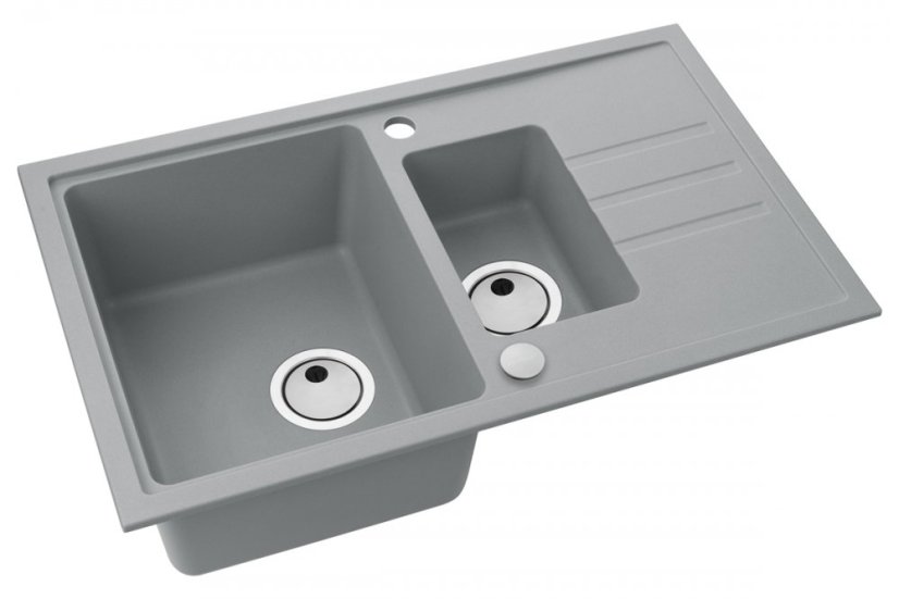 Alveus INTERMEZZO 70/81 - beton (780x480mm) jed. sifon F