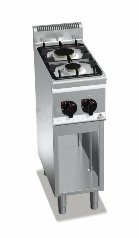 Plynový sporák Bertos G6F2MPW (9,5 kW) Plynový sporák Bertos G6F2MPW (9,5 kW)