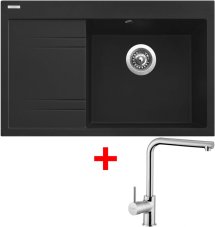 Sinks RIM 780 P Metalblack + Elka
