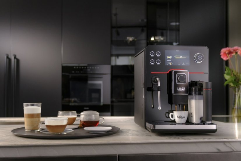 Automatický kávovar Gaggia New Accademia Black Glass