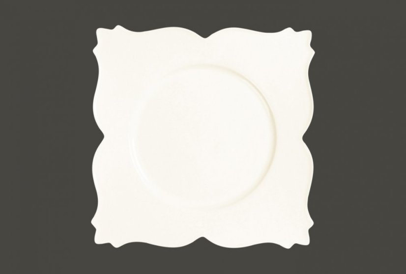 RAK Porcelain RAK White Gold talíř čtvercový 34 × 34 cm – King | RAK-GDSP34 RAK Porcelain RAK White Gold talíř čtvercový 34 × 34 cm – King | RAK-GDSP34