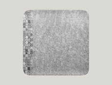 RAK Porcelain RAK Splednour talíř čtvercový 33 × 33 cm – šedá | RAK-SRAUSP33