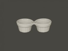 RAK Porcelain RAK Chef's Fusion ramekin dvojitý 13 cm, bílý | RAK-CFDR02WH