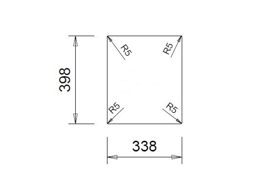 Sinks CUBE 410 Truffle