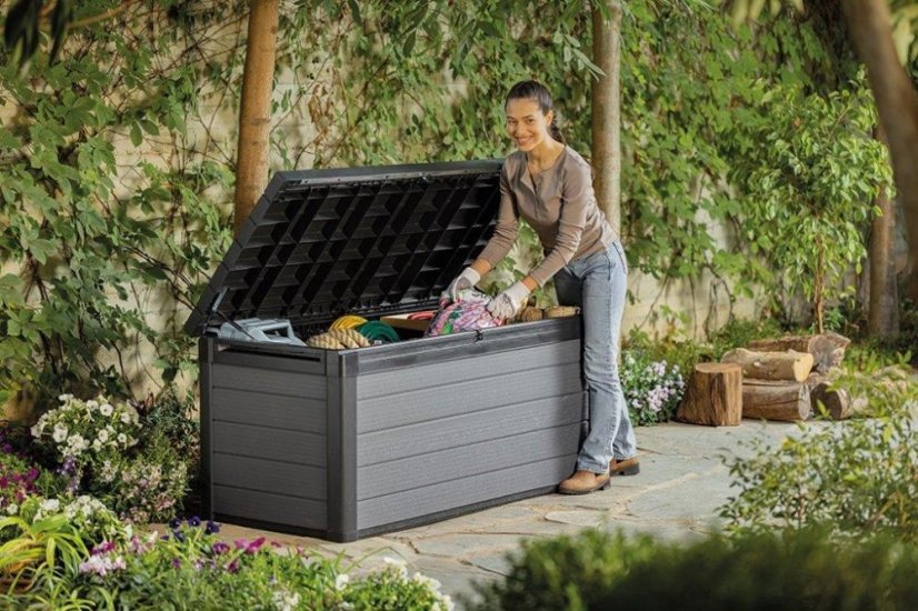 Zahradní box Keter Cortina 570 L šedý