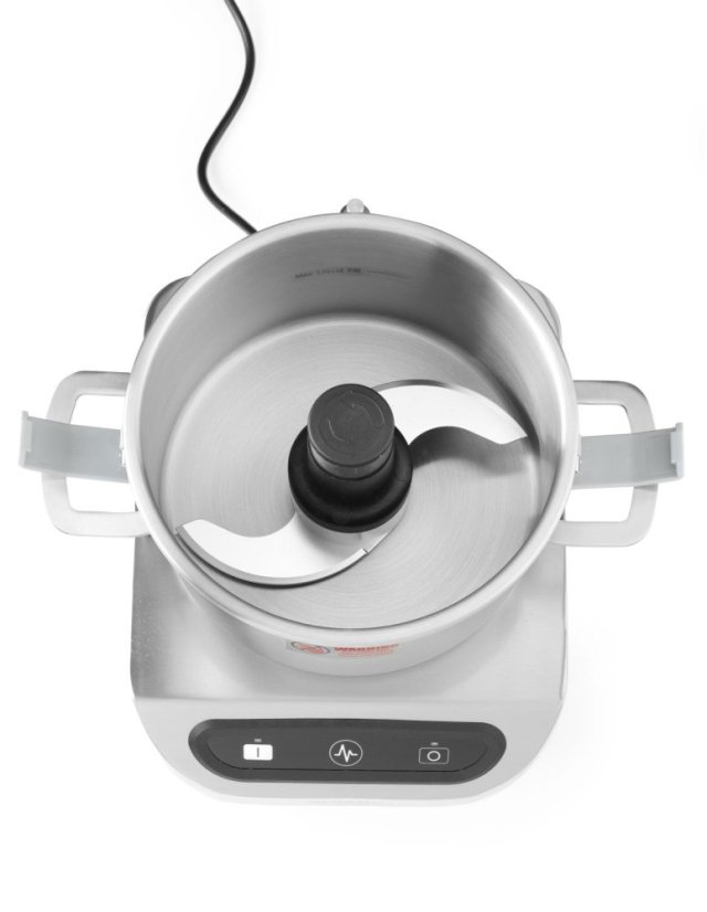 Elektrický kráječ do mísy, HENDI, Profi Line, 5 kg, Stříbrná, 230V/800W, 377x350x(H)520mm
