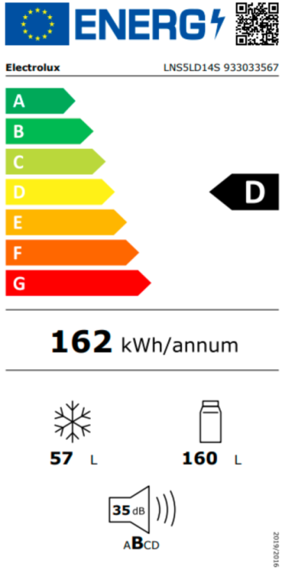 Vestavná chladnička Electrolux LNS5LD14S