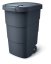 Popelnice Prosperplast Wheeler 95 l antracit, černé víko